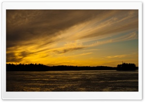 Dramatic Sky, Littoinen, Kaarina, Finland HD Wide Wallpaper for Widescreen