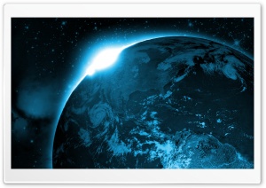 Earth Sunrise Space HD Wide Wallpaper for Widescreen