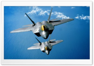 F-22 Raptors HD Wide Wallpaper for Widescreen