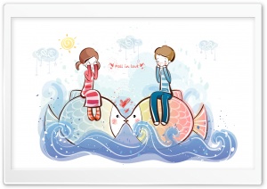 Fall In Love HD Wide Wallpaper for Widescreen