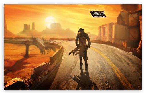Fallout New Vegas Lonesome Road wallpaper for HD 16:9 High Definition WQHD QWXGA 1080p 900p 720p QHD nHD ;