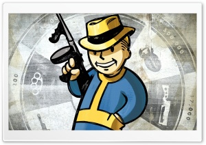 Fallout New Vegas, Vault Boy wallpaper