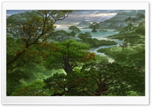 Fantasy Jungle HD Wide Wallpaper for Widescreen