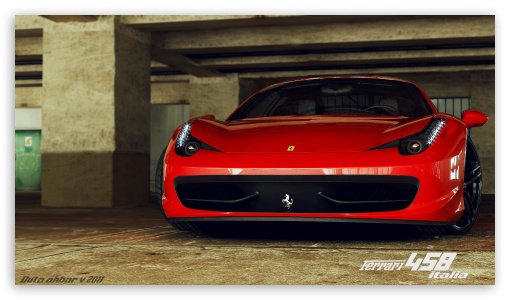16 Ferrari 458 Italia 3D Max HD wallpaper for HD 169 High Definition WQHD 