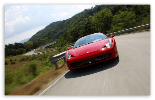 Ferrari 458 Italia   Front View HD wallpaper for Standard 4:3 5:4 Fullscreen UXGA XGA SVGA QSXGA SXGA ; Wide 16:10 5:3 Widescreen WHXGA WQXGA WUXGA WXGA WGA ; HD 16:9 High Definition WQHD QWXGA 1080p 900p 720p QHD nHD ; Mobile VGA WVGA iPad PSP Phone - VGA QVGA Smartphone ( PocketPC GPS iPod Zune BlackBerry HTC Samsung LG Nokia Eten Asus ) WVGA WQVGA Smartphone ( HTC Samsung Sony Ericsson LG Vertu MIO ) Sony PSP Zune HD Zen ;