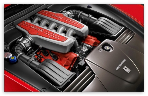 1 Ferrari 590 GTB Engine HD wallpaper for Wide 1610 53 Widescreen WHXGA