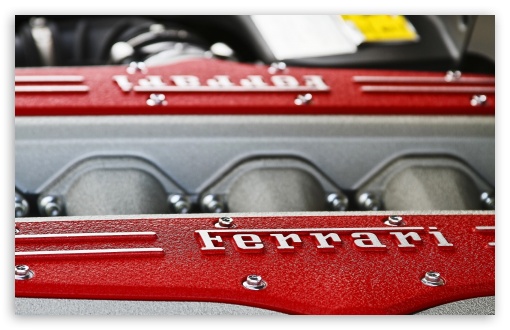 Ferrari Engine HD wallpaper for Wide 16:10 Widescreen WHXGA WQXGA WUXGA WXGA ;