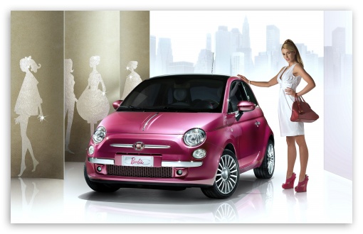 Fiat 500 Barbie HD wallpaper for Standard 4:3 5:4 Fullscreen UXGA XGA SVGA QSXGA SXGA ; Wide 16:10 5:3 Widescreen WHXGA WQXGA WUXGA WXGA WGA ; HD 16:9 High Definition WQHD QWXGA 1080p 900p 720p QHD nHD ; Other 3:2 DVGA HVGA HQVGA devices ( Apple PowerBook G4 iPhone 4 3G 3GS iPod Touch ) ; Mobile VGA WVGA iPhone iPad PSP Phone - VGA QVGA Smartphone ( PocketPC GPS iPod Zune BlackBerry HTC Samsung LG Nokia Eten Asus ) WVGA WQVGA Smartphone ( HTC Samsung Sony Ericsson LG Vertu MIO ) HVGA Smartphone ( Apple iPhone iPod BlackBerry HTC Samsung Nokia ) Sony PSP Zune HD Zen ;
