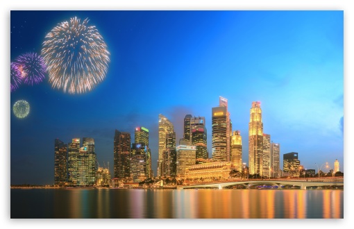 Fireworks HDR wallpaper for Standard 4:3 5:4 Fullscreen UXGA XGA SVGA QSXGA