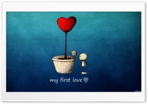 First Love HD Wide Wallpaper for Widescreen