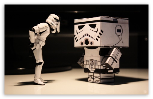 Funny Stormtrooper HD wallpaper for Standard 4:3 Fullscreen UXGA XGA SVGA ; Wide 16:10 Widescreen WHXGA WQXGA WUXGA WXGA ; HD 16:9 High Definition WQHD QWXGA 1080p 900p 720p QHD nHD ; Mobile VGA iPad - VGA QVGA Smartphone ( PocketPC GPS iPod Zune BlackBerry HTC Samsung LG Nokia Eten Asus ) ;