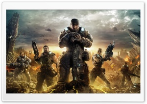 Gears of War 3 (2011) HD Wide Wallpaper for Widescreen