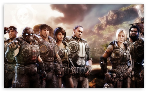 Gears Of War 3 Team wallpaper for HD 16:9 High Definition WQHD QWXGA 1080p 900p 720p QHD nHD ;