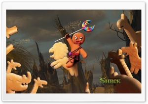 Gingerbread Man, Shrek The Final Chapter HD Wide Wallpaper for Widescreen
