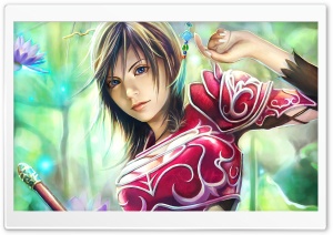 Girl Drawing HD Wide Wallpaper for Widescreen