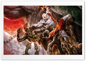 God Of War, Game Battle HD Wide Wallpaper for Widescreen