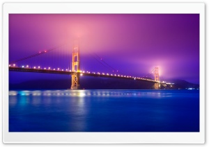 Golden Gate Fog HD Wide Wallpaper for Widescreen