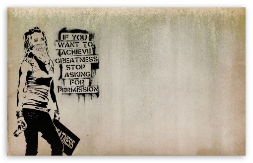 Graffiti Slogan HD wallpaper for Wide 16:10 Widescreen WHXGA WQXGA WUXGA WXGA ;