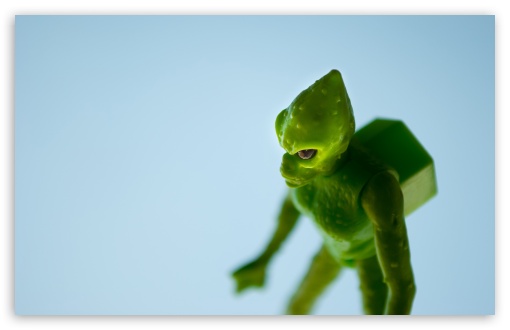 Green Alien wallpaper for Wide 16:10 Widescreen WHXGA WQXGA WUXGA WXGA ;