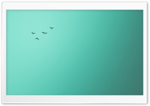 Green Geese HD Wide Wallpaper for Widescreen