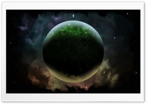 Green Planet HD Wide Wallpaper for Widescreen