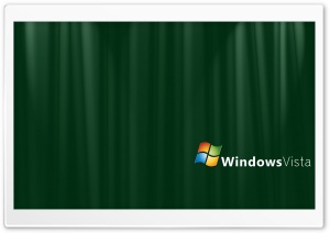 Green Silk Windows Vista HD Wide Wallpaper for Widescreen