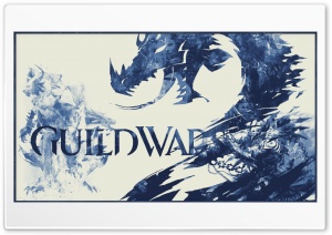 Guild Wars 2 - Blue 3 Toned HD Wide Wallpaper for Widescreen