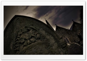 Halloween Gravestone HD Wide Wallpaper for Widescreen