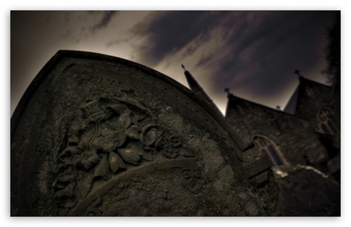 Halloween Gravestone wallpaper for Wide 16:10 Widescreen WHXGA WQXGA WUXGA WXGA ;