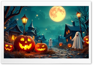 Happy Halloween HD Wide Wallpaper for Widescreen