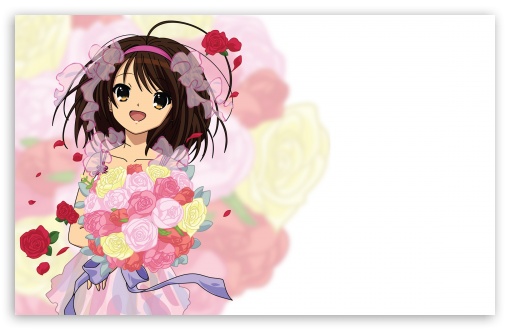 Haruhi Suzumiya III wallpaper for HD 16:9 High Definition WQHD QWXGA 1080p 900p 720p QHD nHD ;