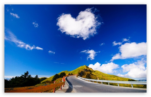 wallpaper heart shape. 2 Heart Shaped Cloud wallpaper