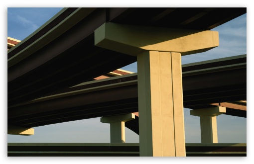 Highways 3D wallpaper for Dual 4:3 UXGA XGA SVGA ;