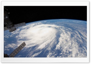 Hurricane From Space View HD Wide Wallpaper for Widescreen