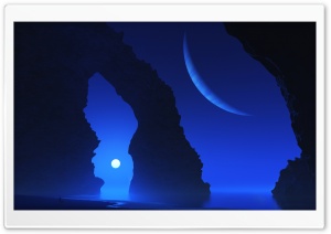 Iceberg At Night HD Wide Wallpaper for Widescreen