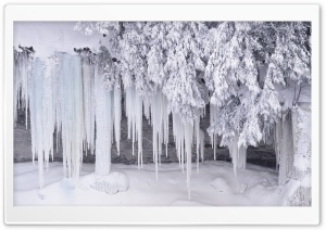 Icicles HD Wide Wallpaper for Widescreen