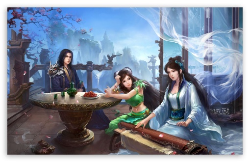 Jade Dynasty Artwork wallpaper for Wide 16:10 Widescreen WHXGA WQXGA WUXGA WXGA ;