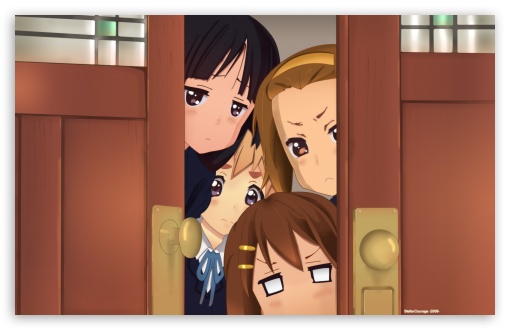 K ON! Hirasawa Yui, Akiyama Mio, Tainaka Ritsu And Kotobuki Tsumugi wallpaper for Wide 16:10 Widescreen WHXGA WQXGA WUXGA WXGA ;