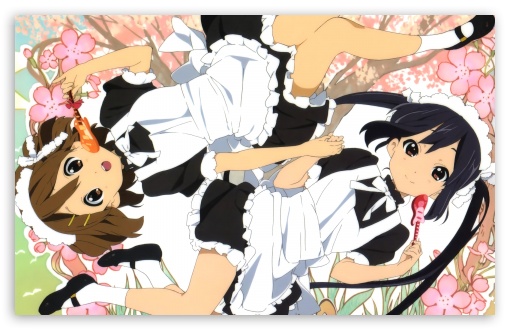 K ON! Maid wallpaper for Wide 16:10 Widescreen WHXGA WQXGA WUXGA WXGA ;