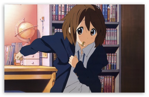 K ON! Yui Anime Girl wallpaper for Wide 16:10 Widescreen WHXGA WQXGA WUXGA WXGA ;