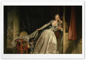 Kiss Painting HD Wide Wallpaper for Widescreen