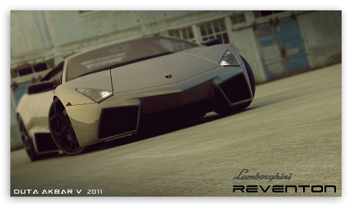 Lamborghini Reventon 3D Max wallpaper for HD 16:9 High Definition WQHD QWXGA 1080p 900p 720p QHD nHD ;
