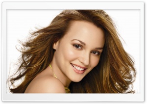 Leighton Meester Smile HD Wide Wallpaper for Widescreen