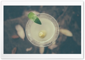Lime Cocktail HD Wide Wallpaper for Widescreen