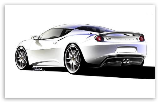 Lotus Evora Sketch 2 HD wallpaper for Wide 16:10 5:3 Widescreen WHXGA WQXGA WUXGA WXGA WGA ; HD 16:9 High Definition WQHD QWXGA 1080p 900p 720p QHD nHD ; Mobile WVGA PSP - WVGA WQVGA Smartphone ( HTC Samsung Sony Ericsson LG Vertu MIO ) Sony PSP Zune HD Zen ;