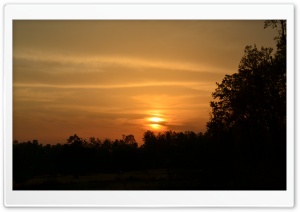 Lovely Sun Set HD Wide Wallpaper for Widescreen
