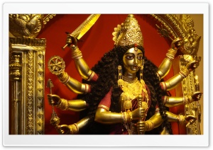 Maa Durga HD Wide Wallpaper for Widescreen
