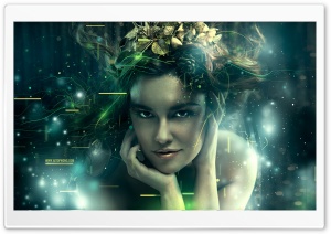 Magic Girl HD Wide Wallpaper for Widescreen