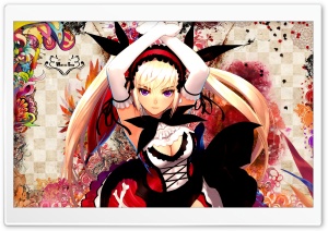 Manga Girl HD Wide Wallpaper for Widescreen