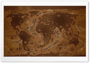Map HD Wide Wallpaper for Widescreen